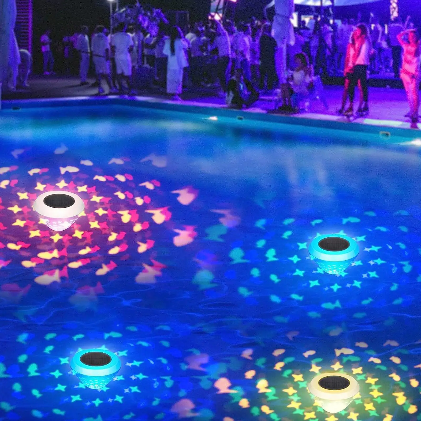 Floating Lights Waterproof Col - Pool Light Solar Rechargeable review and price