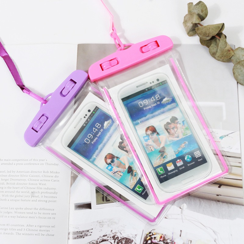 1Pc Transparent Mobile Phone W - Pool Cover Waterproof review and price