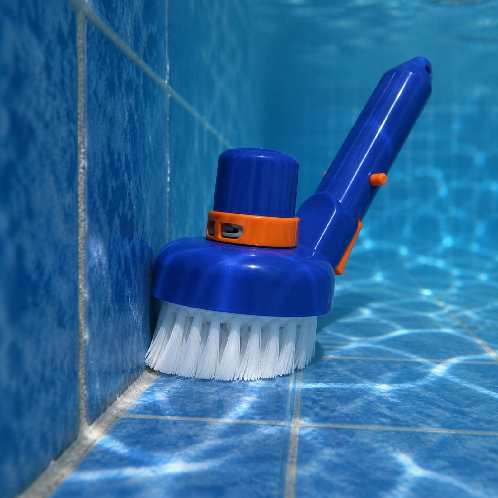 Manual Pool Corner Brush with  - Pool Vacuum Manual review and price