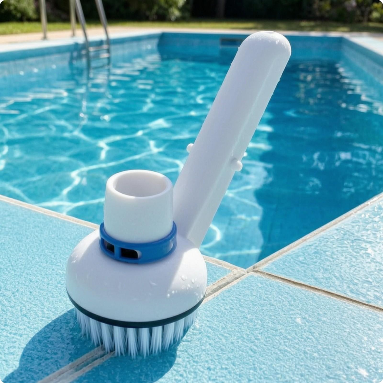 Manual Pool Corner Brush with  - Pool Vacuum Manual review and price