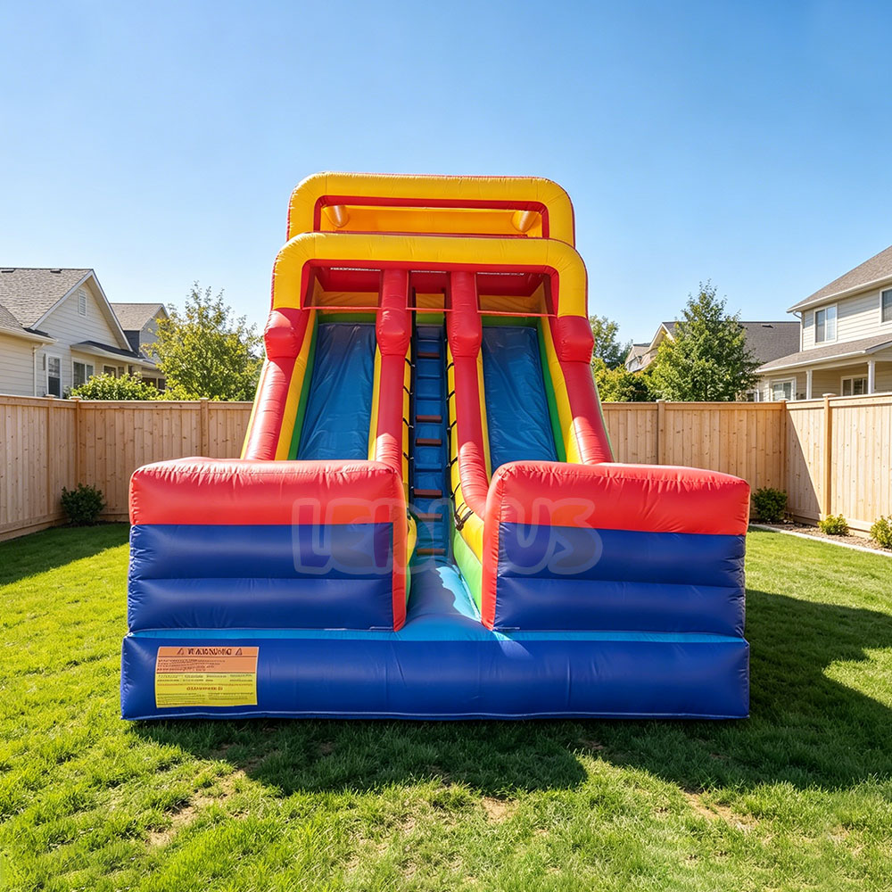 Red and Blue Outdoor Kids Wate - Water Slide Inflatable review and price