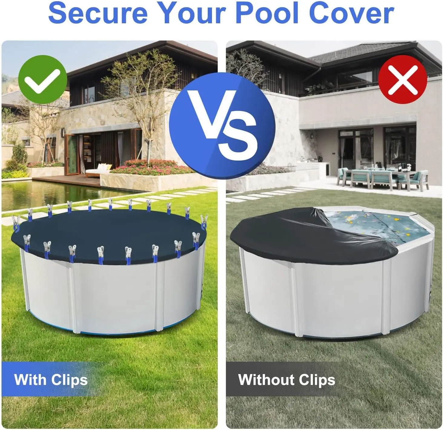 6/12Pcs Pool Cover Clips Stain - Pool Ladder Above Ground review and price