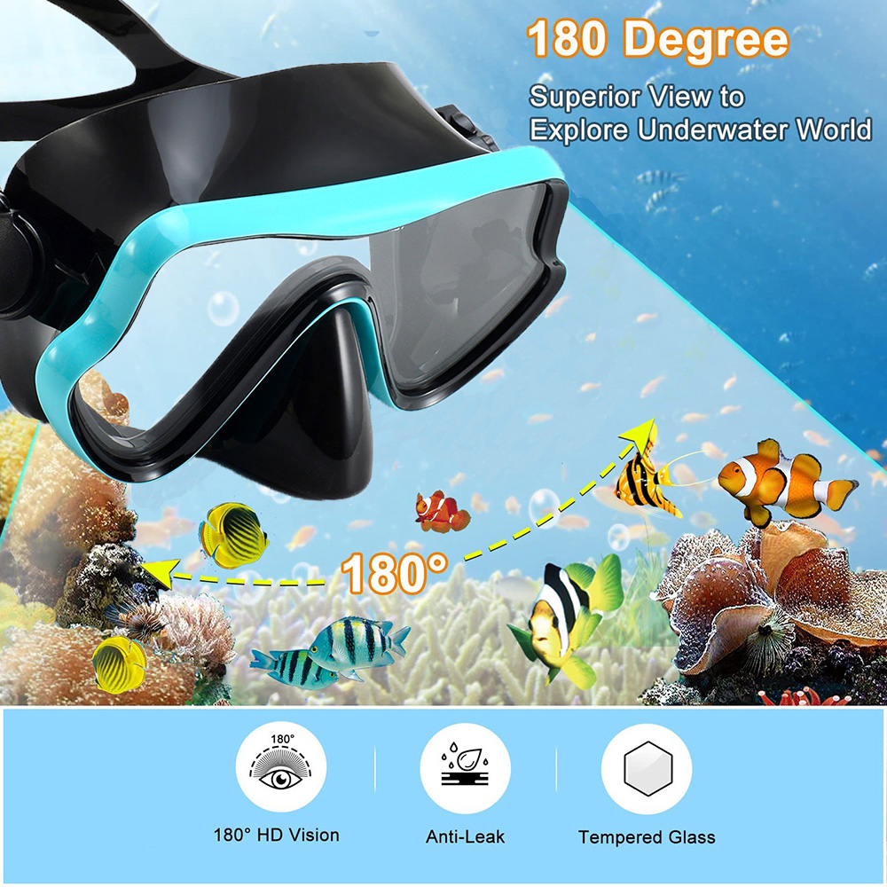 Diving Mask Swimming Goggles S - Snorkel Mask Full Face review and price