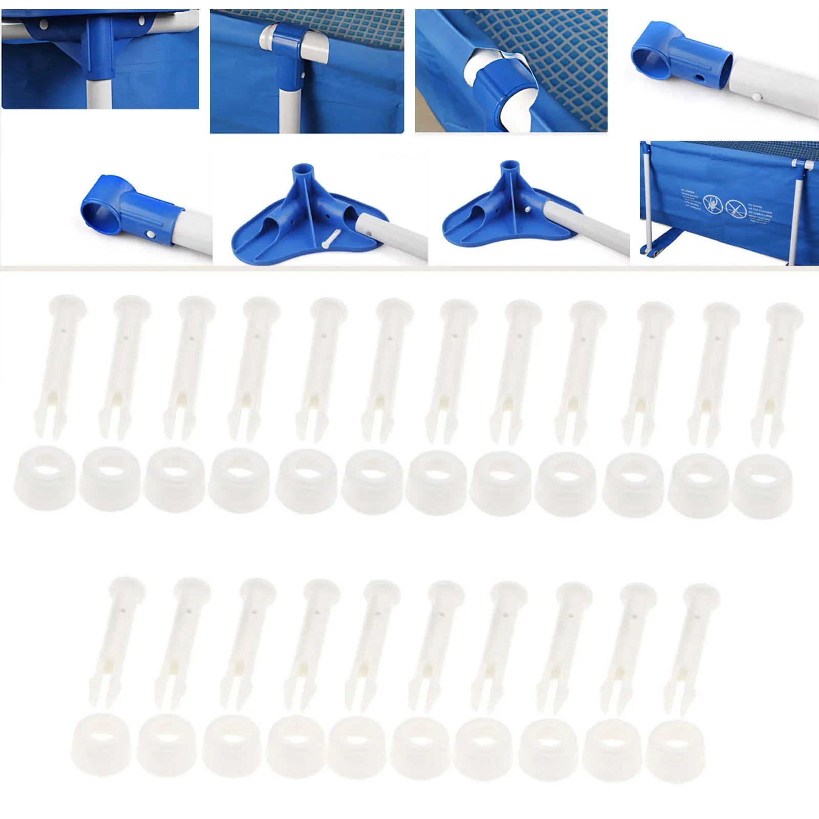 12Pcs Plastic Pool Joint Pins  - Pool Ladder Above Ground review and price