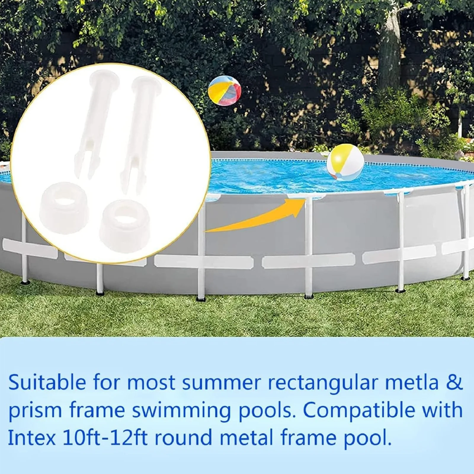 12Pcs Plastic Pool Joint Pins  - Pool Ladder Above Ground review and price