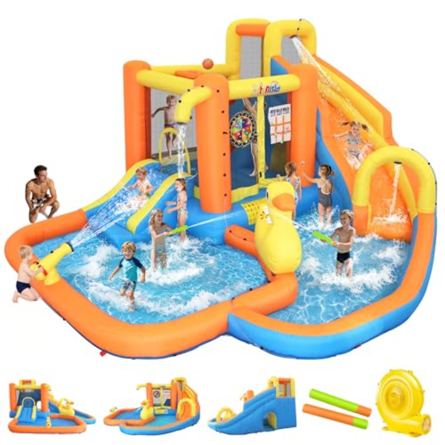 Backyard inflatable water park - Water Slide Inflatable review and price