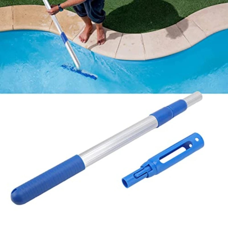 Telescopic Adjustable Pool Pol - Pool Skimmer Net review and price