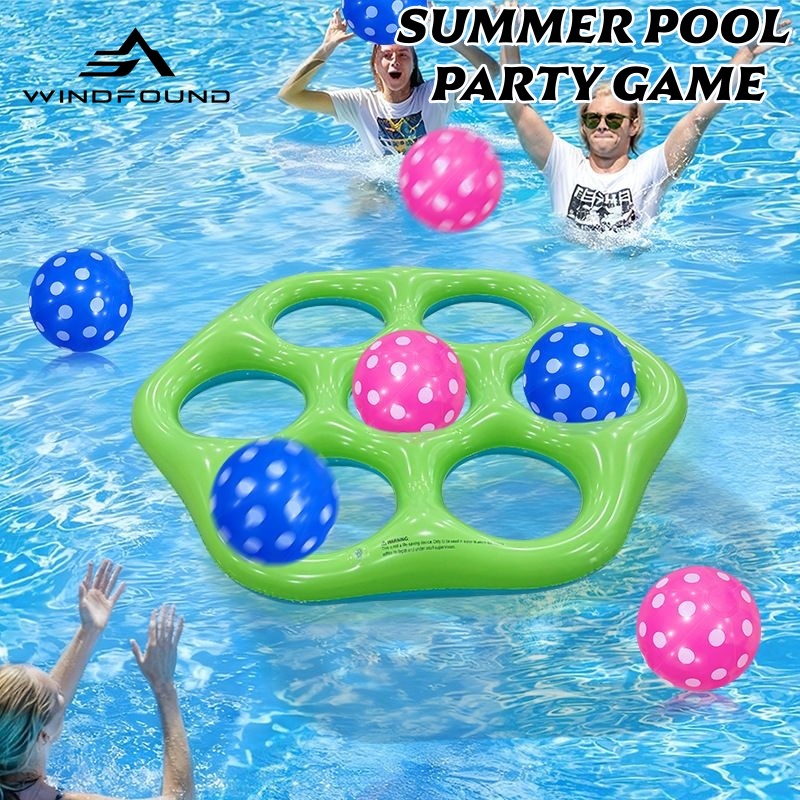 Inflatable Hexagon Ring Toss P - Pool Float Ring Inflatable review and price
