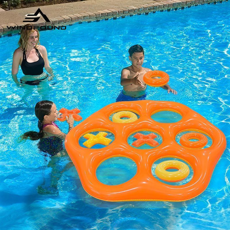 Inflatable Hexagon Ring Toss P - Pool Float Ring Inflatable review and price