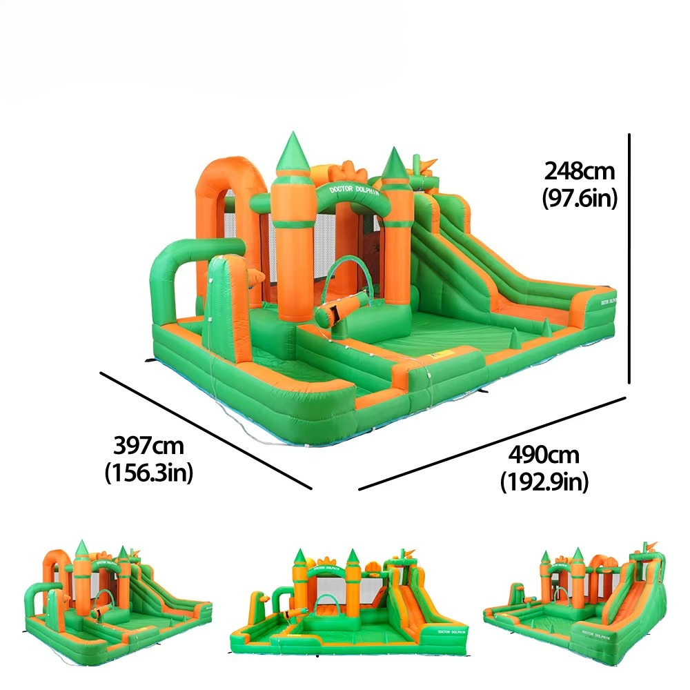 Kids' Inflatable Bouncy Castle - Water Slide Inflatable review and price