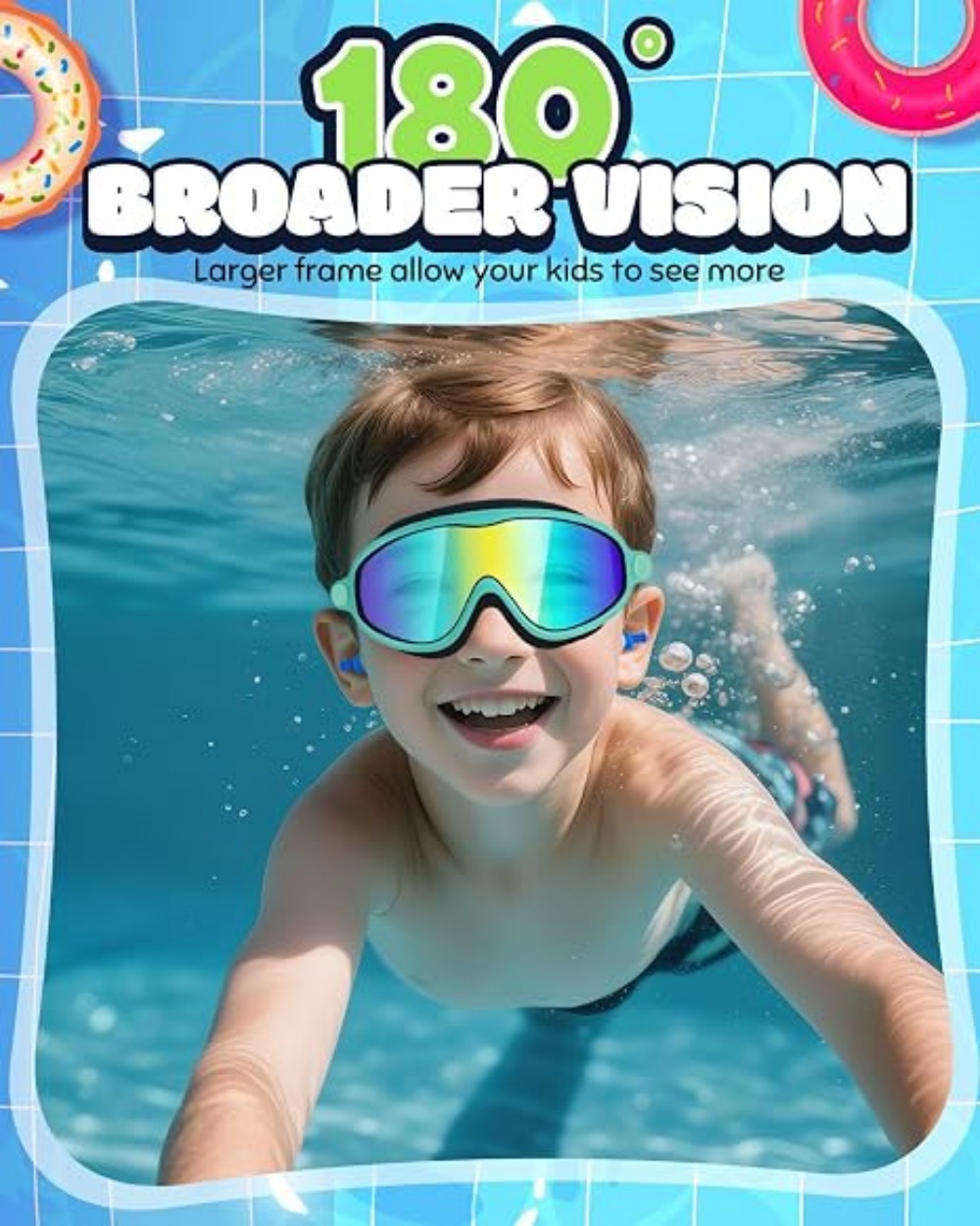 Swim Goggles, Wide View Anti F - Swim Goggles Anti Fog Uv review and price