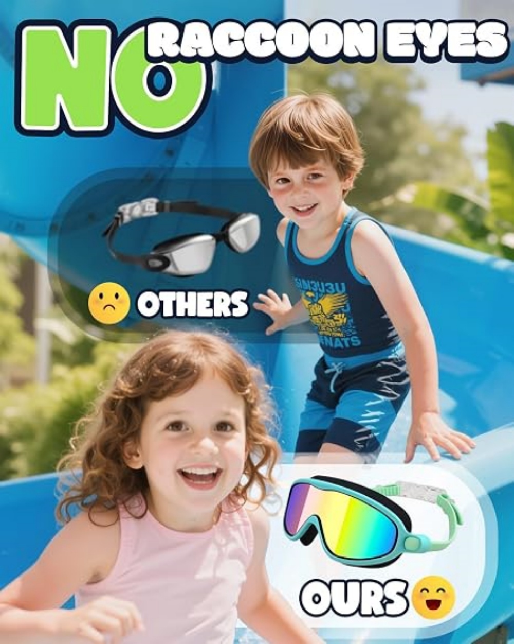 Swim Goggles, Wide View Anti F - Swim Goggles Anti Fog Uv review and price