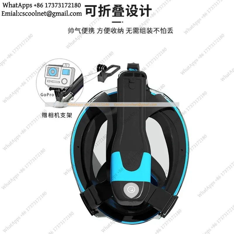 JS02 Electric Snorkeling Mask  - Snorkel Mask Full Face review and price