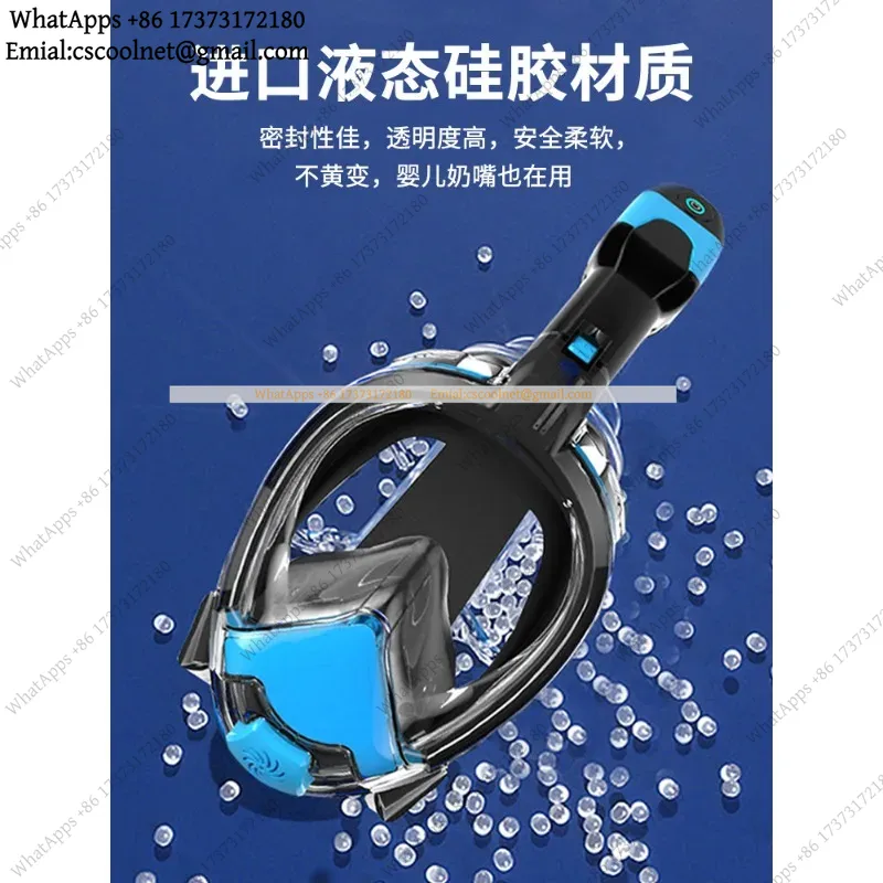 JS02 Electric Snorkeling Mask  - Snorkel Mask Full Face review and price