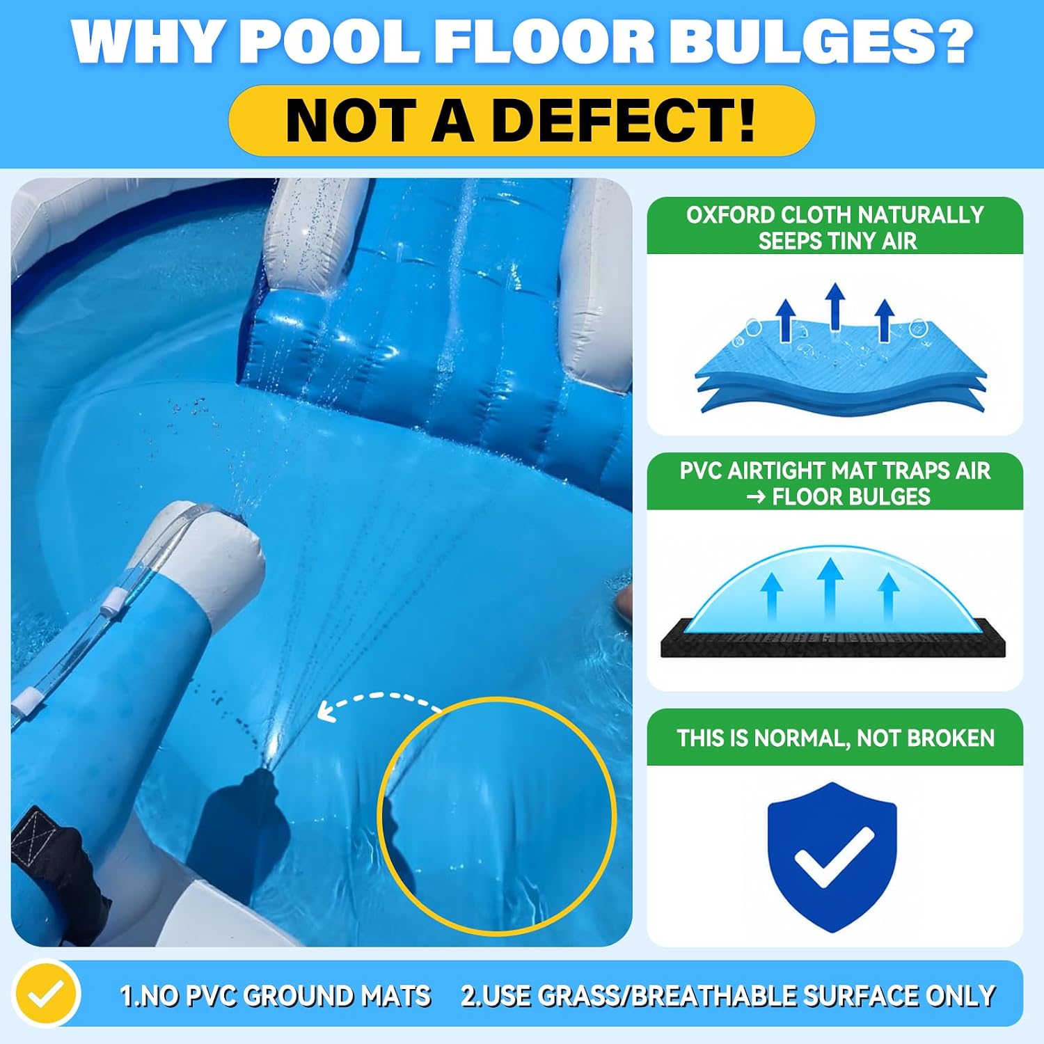 Inflatable Water Slide 17.7FT  - Water Slide Inflatable review and price