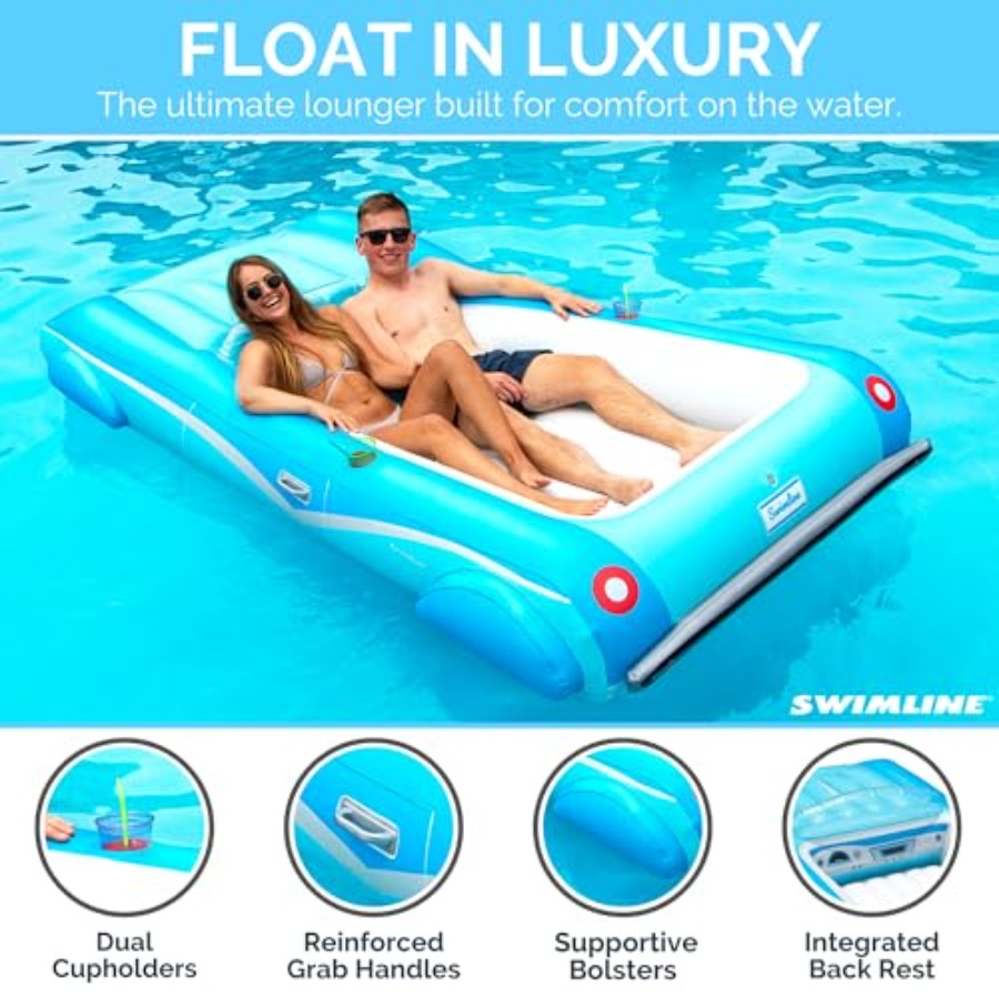 Inflatable Swimming Pool Float - Pool Lounger Inflatable review and price