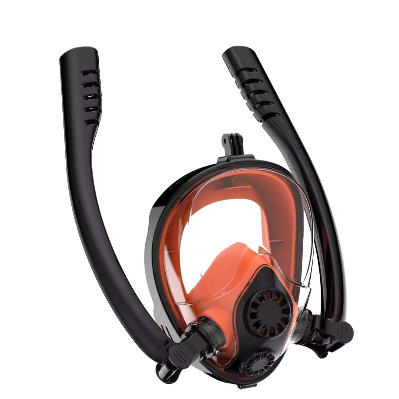 Double Tube Snorkeling Mask, F - Snorkel Mask Full Face review and price