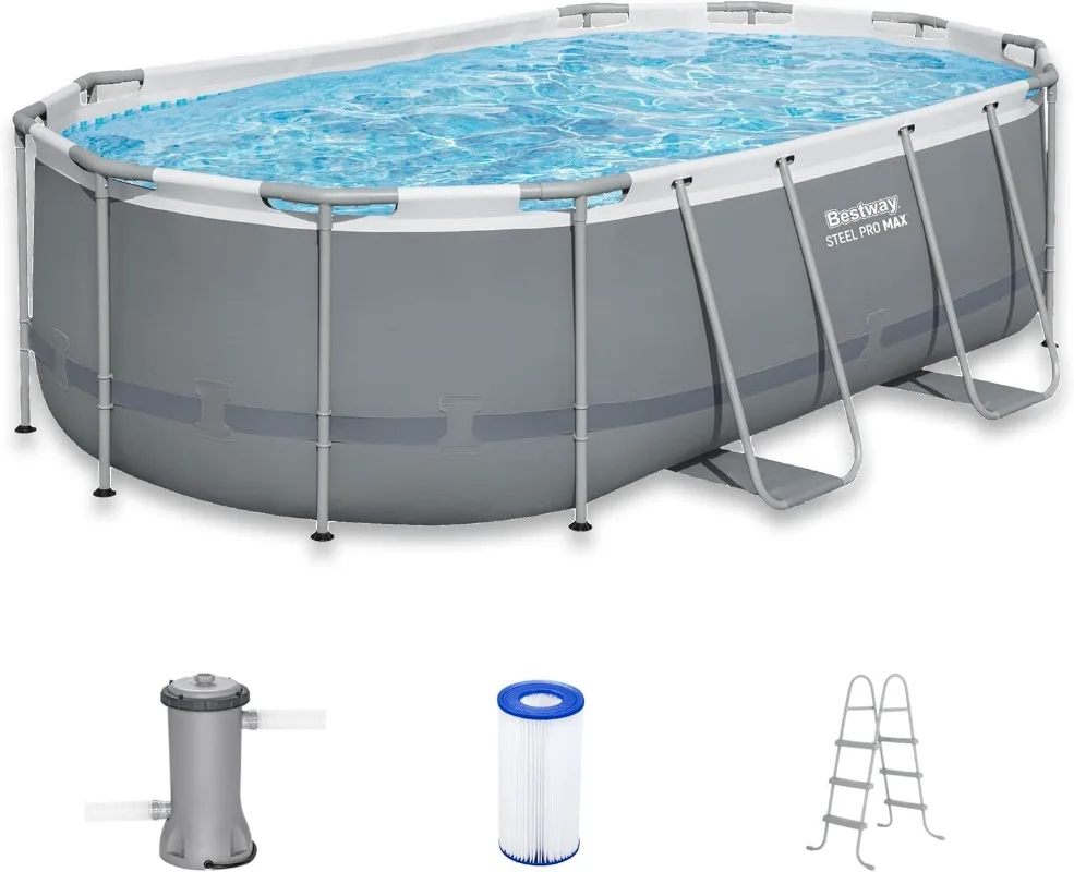 Bestway Steel Pro MAX 14' x 8' - Pool Ladder Above Ground review and price