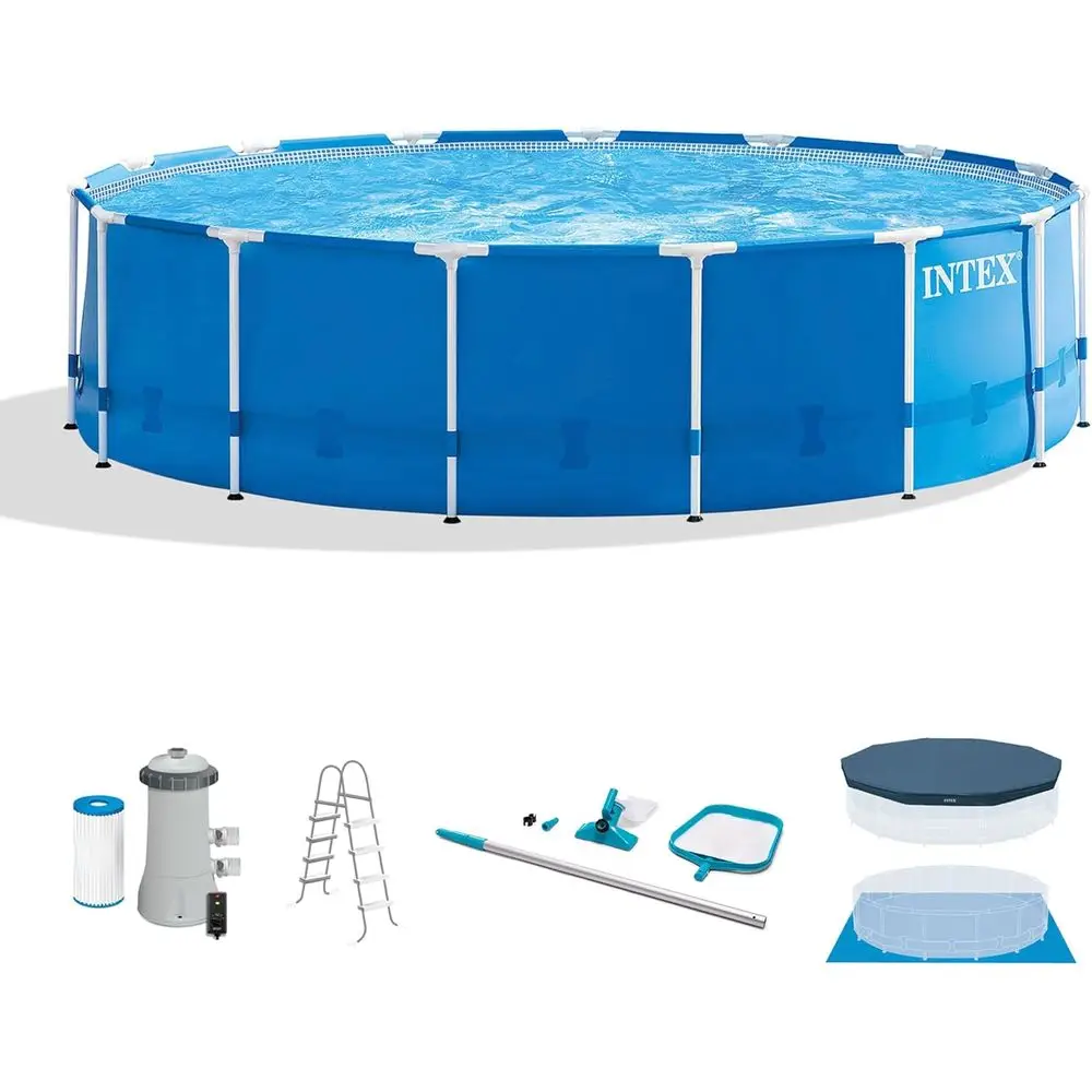 15' x 48 Round Above Ground Po - Pool Ladder Above Ground review and price