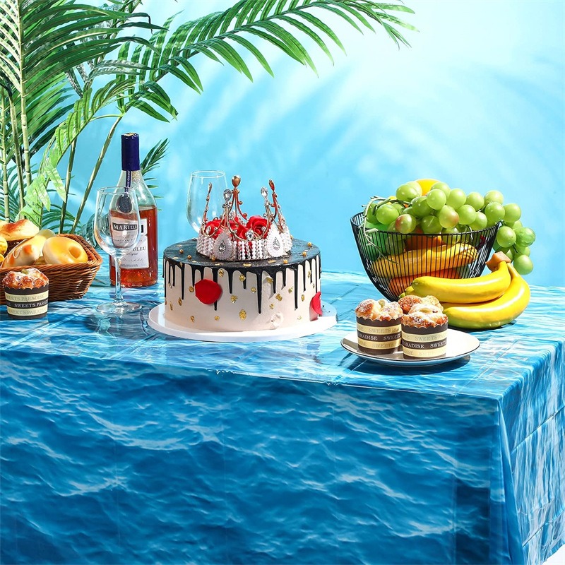 Blue Ocean Wave Pattern Dispos - Pool Cover Waterproof review and price