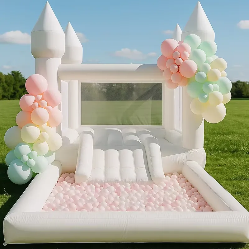 20264m White Grade Inflatable  - Water Slide Inflatable review and price