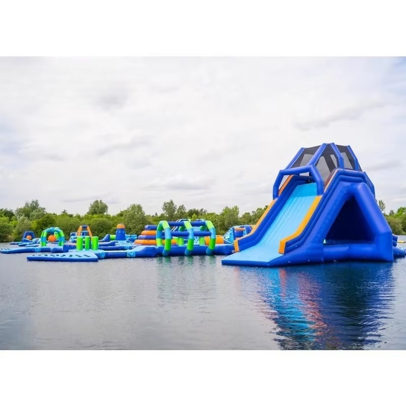 Inflatable Aqua Park Commercia - Water Slide Inflatable review and price