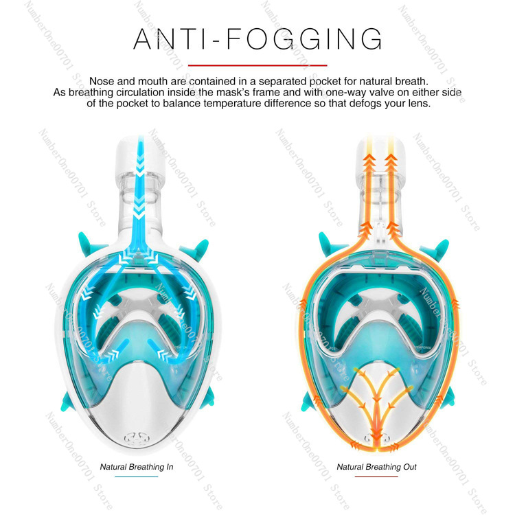 Full Face Snorkeling Mask - Te - Snorkel Mask Full Face review and price